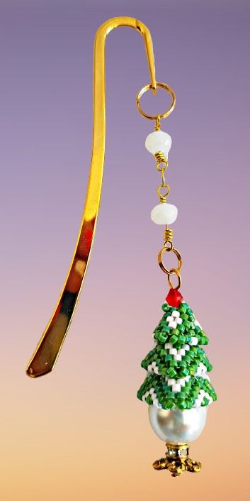 Special handmade Christmas tree bookmark Falterona