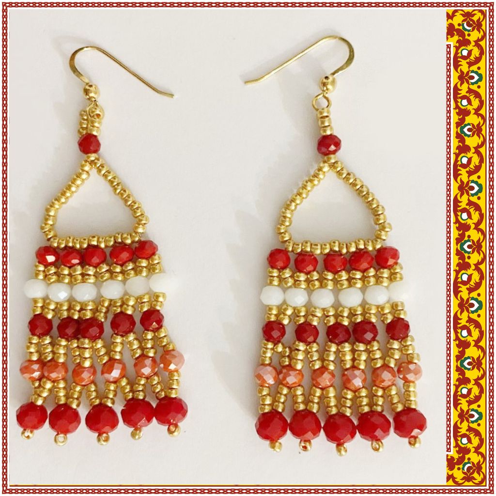 Hapy - elegant special dangle earrings Nefertari