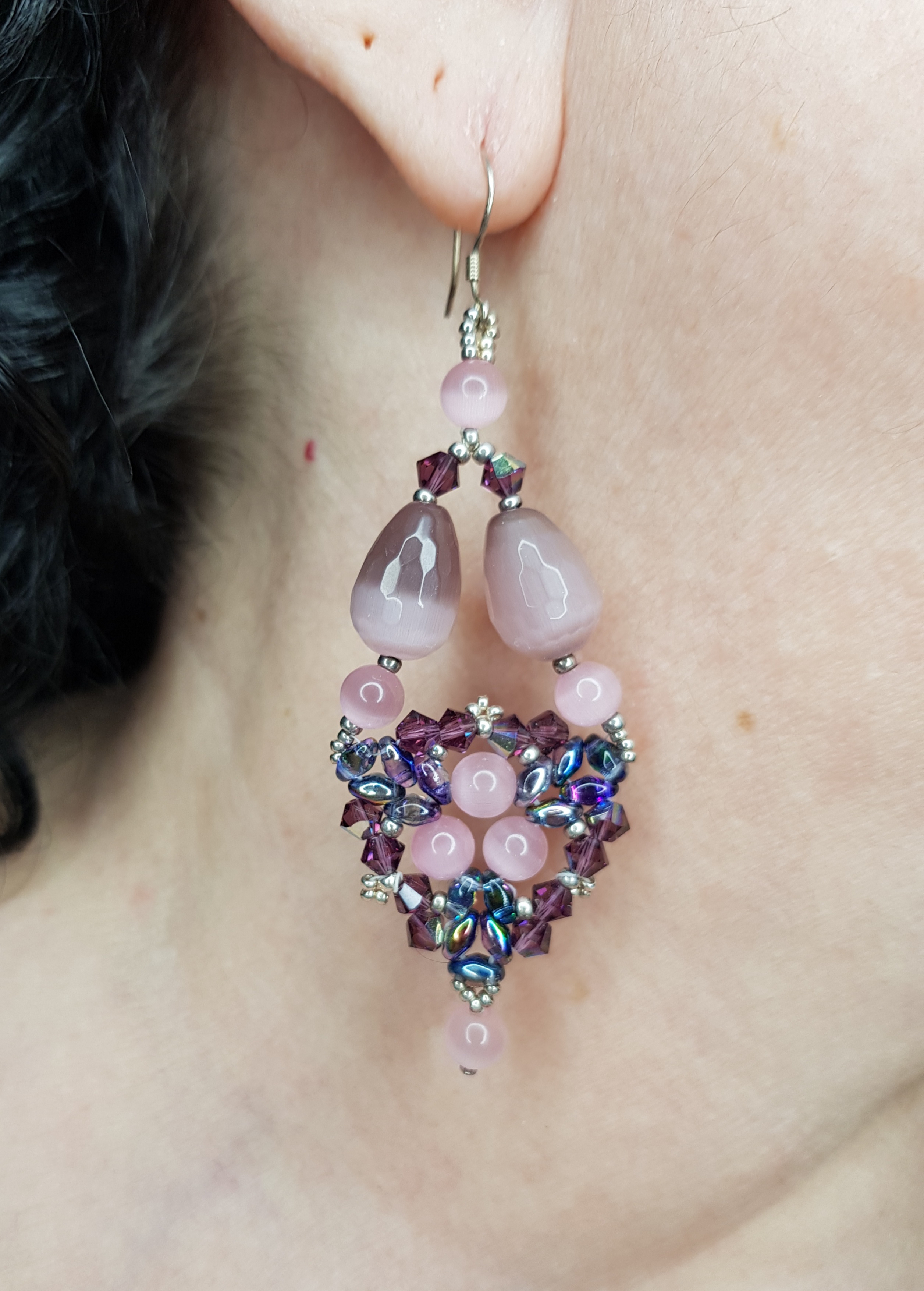 Violetta - Particular pendant earrings