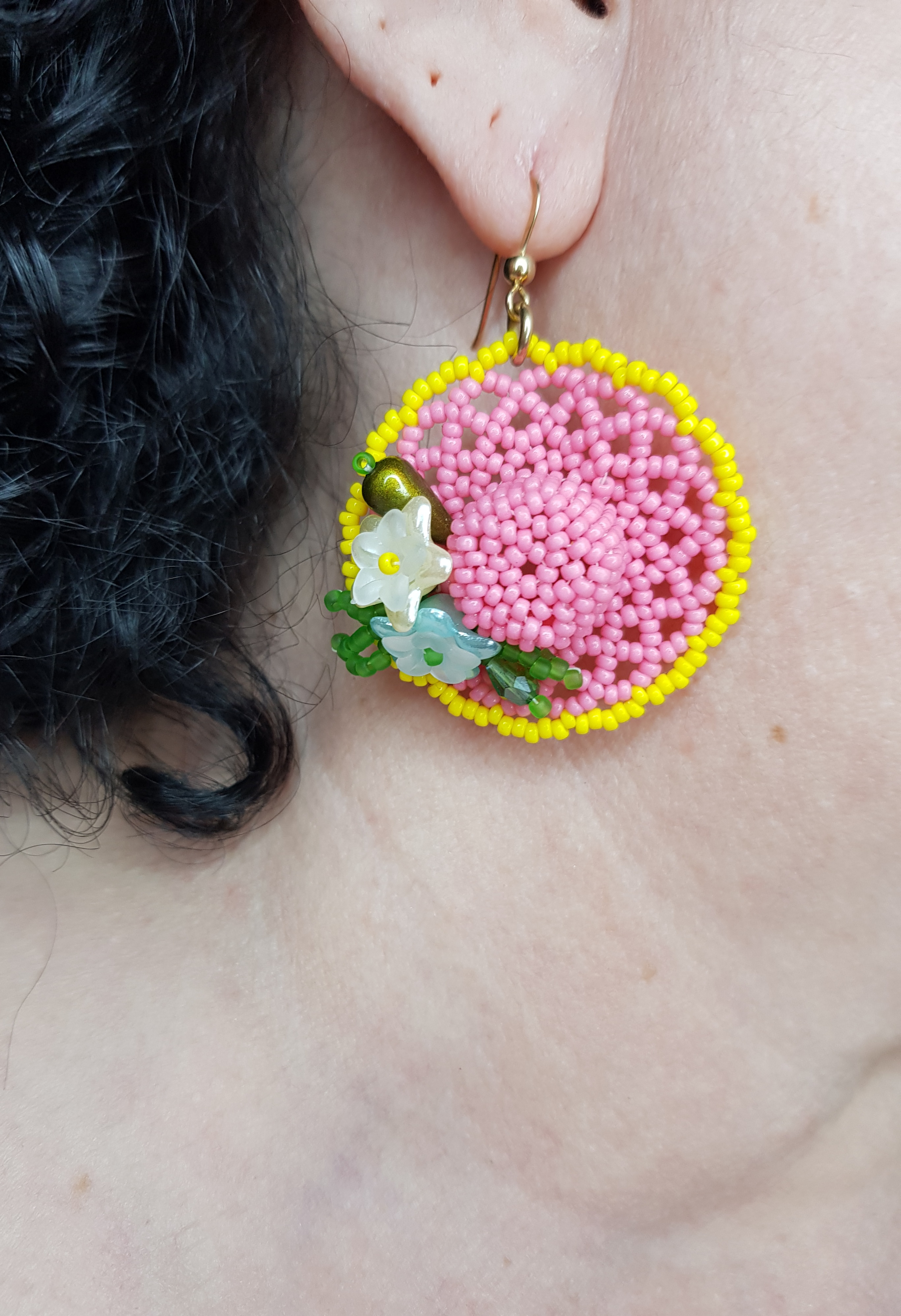 Pink - Particular colored earrings