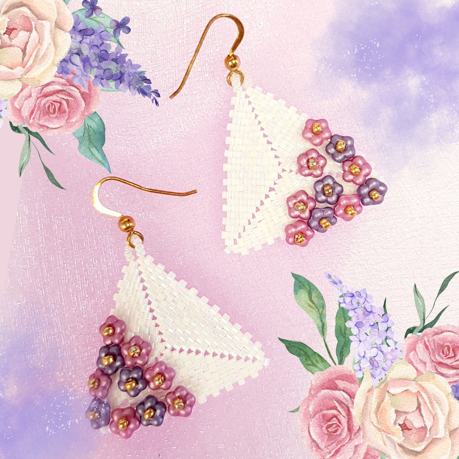 Ireos Two - Forget Me Not Earrings